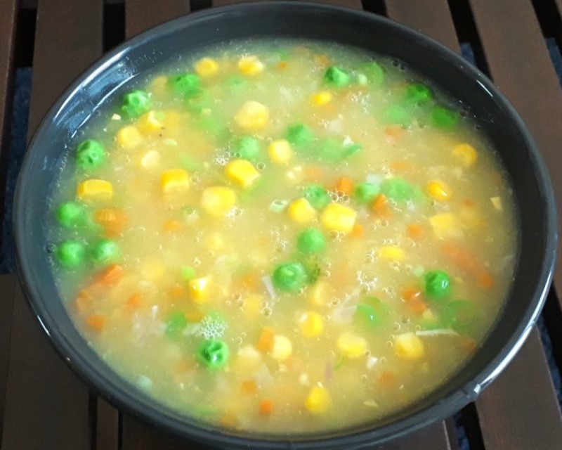 SweetCorn Veg soup